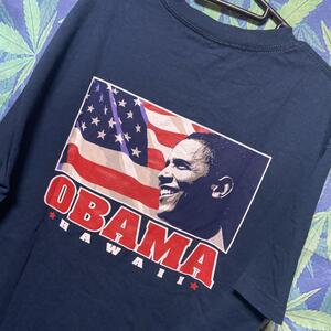 オバマ 大統領 Tシャツ ハワイ OBAMA アメリカ raptee L