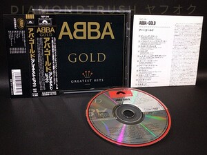 ☆帯付 日本語解説付 音質良好『ABBA GOLD GREATEST HITS　アバ ゴールド グレイテスト・ヒッツ』 国内盤BEST 全19曲 ♪ ベスト CDアルバム