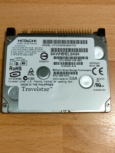 1.5 in 60gb ハードディスクHTC426060G9AT00 おまけ付き