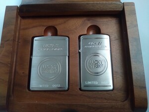 LUCKY STRIKE ラッキーストライク　リミテッドエディション　シリアルナンバー022 １９９８年製Zippo　少々難ありジッポー