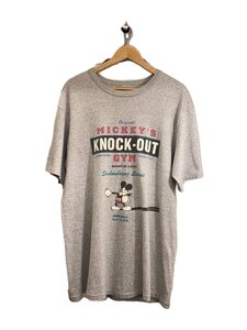 Tシャツ/-/-/GRY/無地/90s～/mickey knock out/