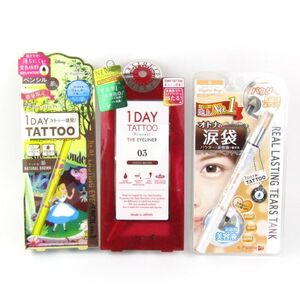 ケーパレット アイライナー等 1DAYタトゥー他 未使用有 3点セット まとめて コスメ レディース K-Palette