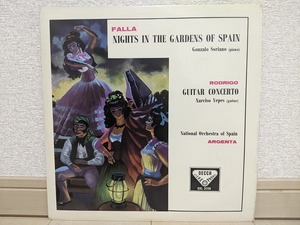 英COLUMBIA SXL-2091 ED1 アルヘンタ ソリアーノ ファリャ スペインの夜の庭 イエペス ロドリーゴ TAS LISTED 優秀録音 オリジナル盤