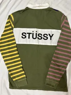 【最終値下げ】STUSSY ストライプ柄 長袖シャツ