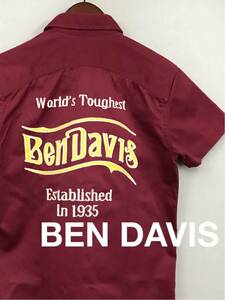 ベンデイビス BEN DAVIS ワークシャツ メンズ Sサイズ ファッション 衣類 半袖 ～◇