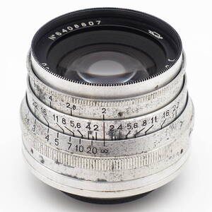 JUPITER-8 50mm F2 for L39 Leica Screw Mount SILVER No.6408807 Sonnar ベースと言われる Made in USSR by KMZ ライカスクリューマウント