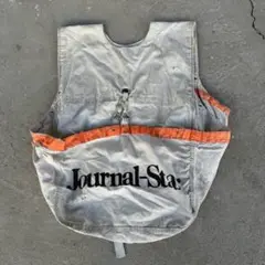 ビンテージ　Journal-Star　ニュースペーパーバッグ　ベスト　ジャケット