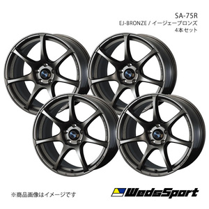 WedsSport/SA-75R ヴァンガード 30系 アルミホイール4本セット【18×7.5J 5-114.3 INSET35 EJ-BRONZE】0074003×4