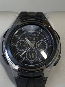 A056 腕時計　CASIO/カシオ　WATCH STANDARD/スタンダード　AQ-163　ワールドタイム　AUTO LIGHT 気圧防水　稼動品　A056