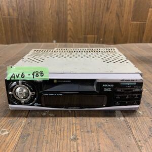 AV6-188 激安 カーステレオ ADDZEST ARX5450 0055127 カセット FM/AM テープデッキ 通電未確認 ジャンク