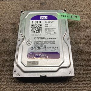 HDD-397 激安 HDD1TB 3.5インチ SATA 52264時間 内蔵HDD WD WD10PURX-64E5EY0 Crystaldiskinfoにて正常品 中古