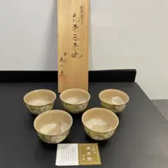 ❣️未使用品❣️　清水焼　藤山窯　お茶呑茶碗　５客セット