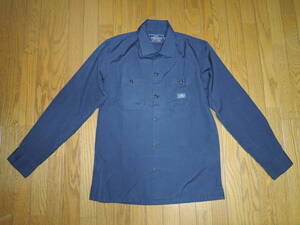 NEIGHBORHOOD ネイバーフッド ワークシャツ S 紺無地 CLASSIC WORK SHIRTS /