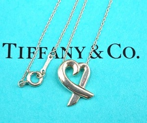 Tiffany & Co. ティファニー ラビングハート パロマピカソ ネックレス スターリングシルバー925 銀 2.7g 5193