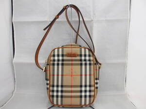 BURBERRY バーバリー チェック柄 カメラバッグ ショルダーバッグ　/B6856