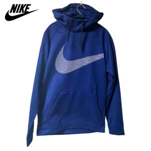 【美品】ナイキ　NIKE DRI-FIT パーカー　ネイビー　紺　M