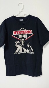 ヒステリックグラマー　HYSTERIC GLAMOUR　Tシャツ　黒　ブラック　送料無料