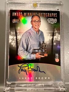 30枚限定直書 Auto 15 Panini Larry Brown ラリー ブラウン NBA サイン バスケ MVP NBA 優勝 All-star Allen Iverson 恩師 最優秀監督 HOF