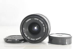 ★良品★CANON キヤノン NEW FD 28mm F2.8★完動★C087★