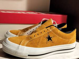 14aw コンバース ワンスター タイムライン日本製 TimeLine CONVERSE ONE STAR GOLD 24.5センチ 5 1/2inch 新品 マスタード・からし色