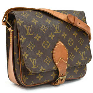 1円 ◆定価13万 美品 LOUIS VUITTON ルイヴィトン ショルダーバッグ カルトシエールMM M51253 モノグラム◆E.Csoe.zE-05