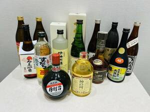 MAM３ 1円～ 【未開栓】 おまとめ 日本酒 ウイスキー 焼酎 麦焼酎 古酒 神の河 ブランデー １３本