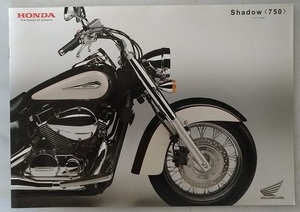 シャドウ750　(EBL-RC50)　車体カタログ　2008年1月　Shadow　古本・即決・送料無料　管理№ 4864I