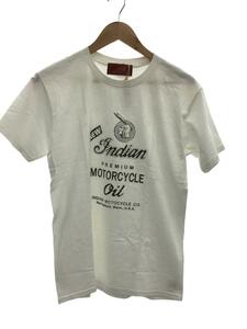 Indian Motorcycle◆Tシャツ/M/コットン/WHT