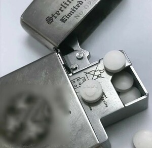 zippo インサイドユニット　フリスク、錠剤ケース　ステンレス鋼 EDC ポータブル収納ボックス キャンディーボックス 丸薬缶 新品未使用