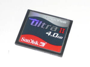 動作保証！SanDisk UltraⅡ CFカード 4GB