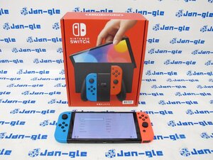 美品 HEG-S-KABAA Nintendo Switch（有機ELモデル）ネオンブルー/ ネオンレッド 1円スタート！ J500392 BAU 関東発送