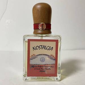 お洒落瓶/旧処方【廃盤/激レア/残9.5割】幻/香料/正規品/100ml/NOSTALGIA/ノスタルジア/Santa Maria Novella/サンタマリアノヴェッラ