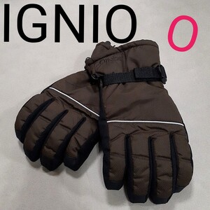 【超美品】IGNIO イグニオ　スノー　グローブ　手袋　スノーボード　自転車　バイク　雪遊び　メンズO(L〜LL)