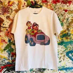 セサミストリート リプリント Tシャツ 半袖 メンズ 新品 個性的 黒 M