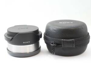 【良品】ソニー SONY VCL-ECF1 FISHEYE CONVERTER フィッシュアイコンバーター レンズ ケース キャップ前後付き 【同梱OK】(ST529)