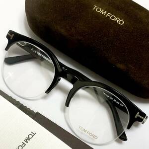 正規新品 イタリア製 TOM FORD TF5539 001 純正ケースと純正クロス付き トムフォード メガネ FT5539 送料無料