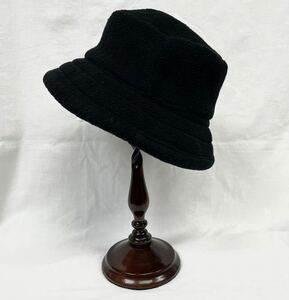 made in usa Polartec fleece black bucket hat フリース ポーラテック バケットハット ユニセックス