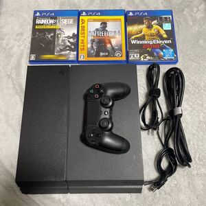 【1円】PS4 本体 500GB ブラック SONY Playstation4 CUH-1200A 初期化/動作確認済 プレステ4 FW11.00 H05-750rm/G4