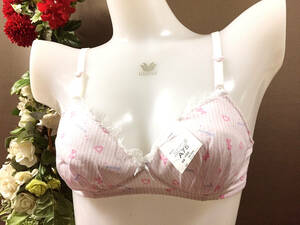 *。o♪新品未使用品【amuse by dream】補正 リボン柄ストライプキッズブラジャー*A75