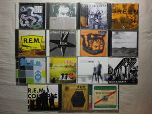 『R.E.M. アルバム15枚セット』(Reckoning,Lifes Rich Pageant,Document,Green,Out Of Time,Automatic For The People,Monster,Up,Reveal)
