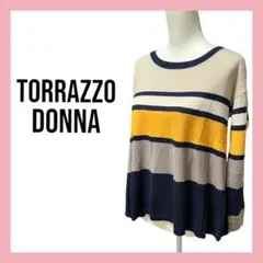 TORRAZZO DONNA　秋服　ニット　セーター　ボーダー　長袖