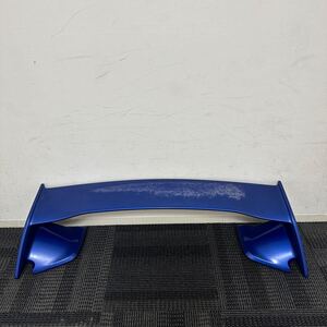 中古 スバル 純正 VAB WRX STi VAG S4 トランクスポイラー ウイング WRブルーパール 青 K7X ③