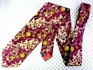 ♪2290S♪新品【花 植物 ドット 柄】クリスチャンラクロワ【Christian Lacroix】ネクタイ