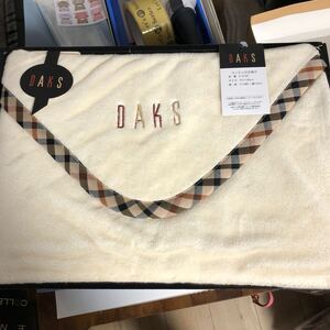 ③ DAKS ダックス コットンひざ掛け 70cmX140cm