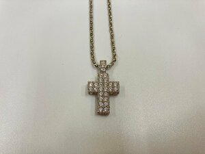 【T52440】SWAROVSKI（スワロフスキー） クリスタル クロス ネックレス