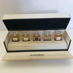 未使用品 CHANEL シャネル ミニボトル 香水 5個セット No.5 No.19 ココパルファム アリュール マドモアゼル フレグランス ミニ香水 3.5ml