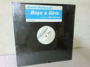 (E)何点でも同送料 LP/レコード/シュニリンク袋付/(avex usa】 AYUMI HAMASAKI 浜崎あゆみ／Boys & Girls remixed by Hex Hector