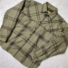 良品 OLD STUSSY 中綿ジャケット サーモライトプラス チェック L