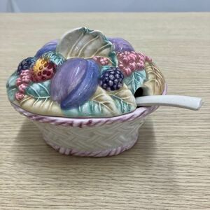 砂糖入れ！？飴入れ！？お菓子入れ！？陶器 置物 小物