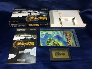 中古AB★黄金の太陽 失われし時代★ゲームボーイアドバンスソフト/MAP有り